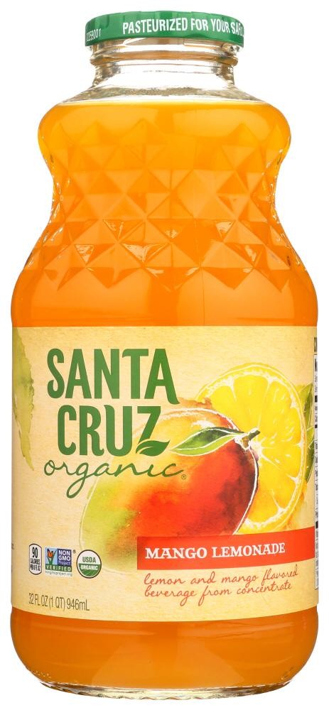 Santa Cruz Organic Mango Lemonade 32 Fl Oz