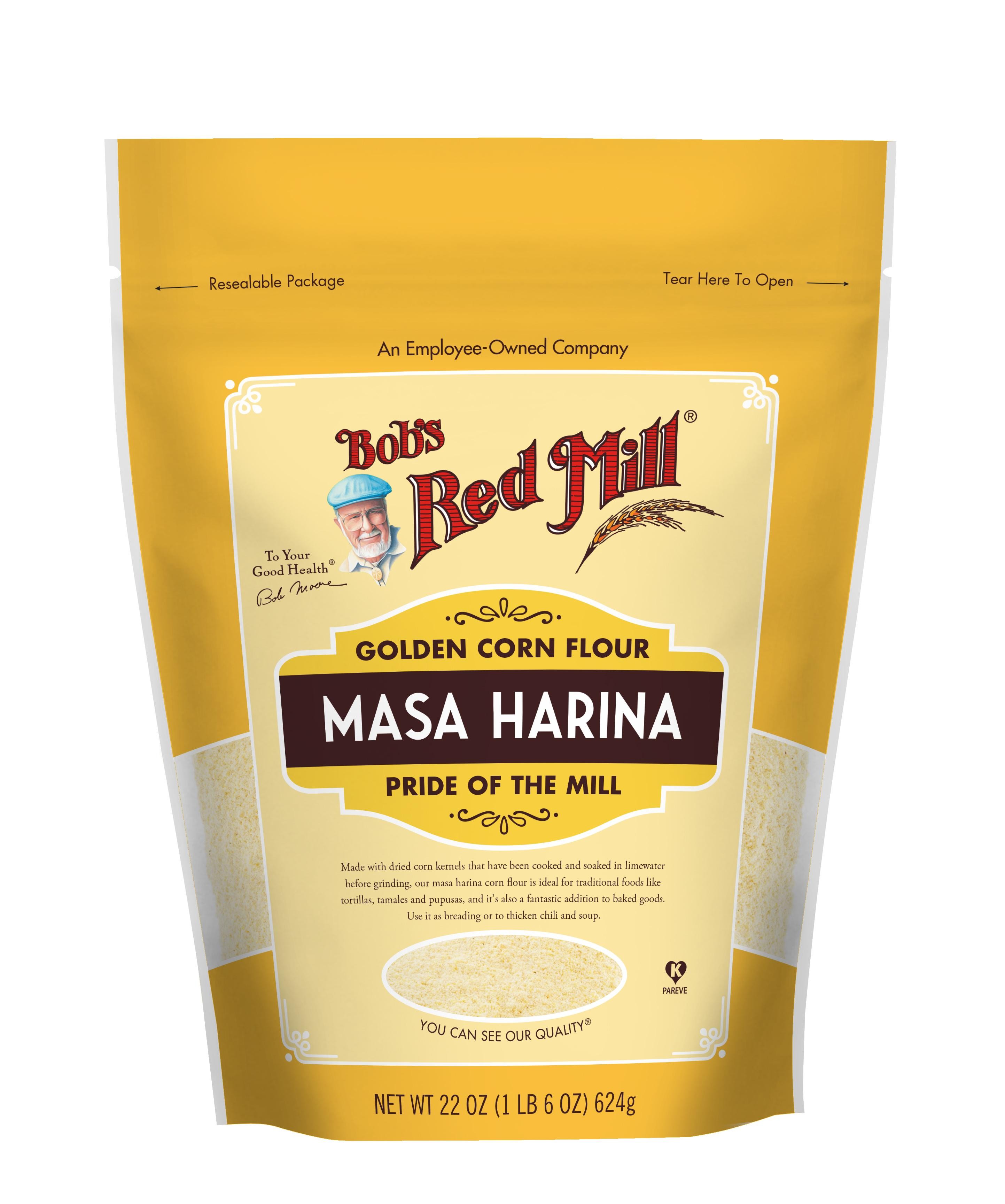 Bob S Red Mill Golden Masa Harina Corn Flour  22 Oz
