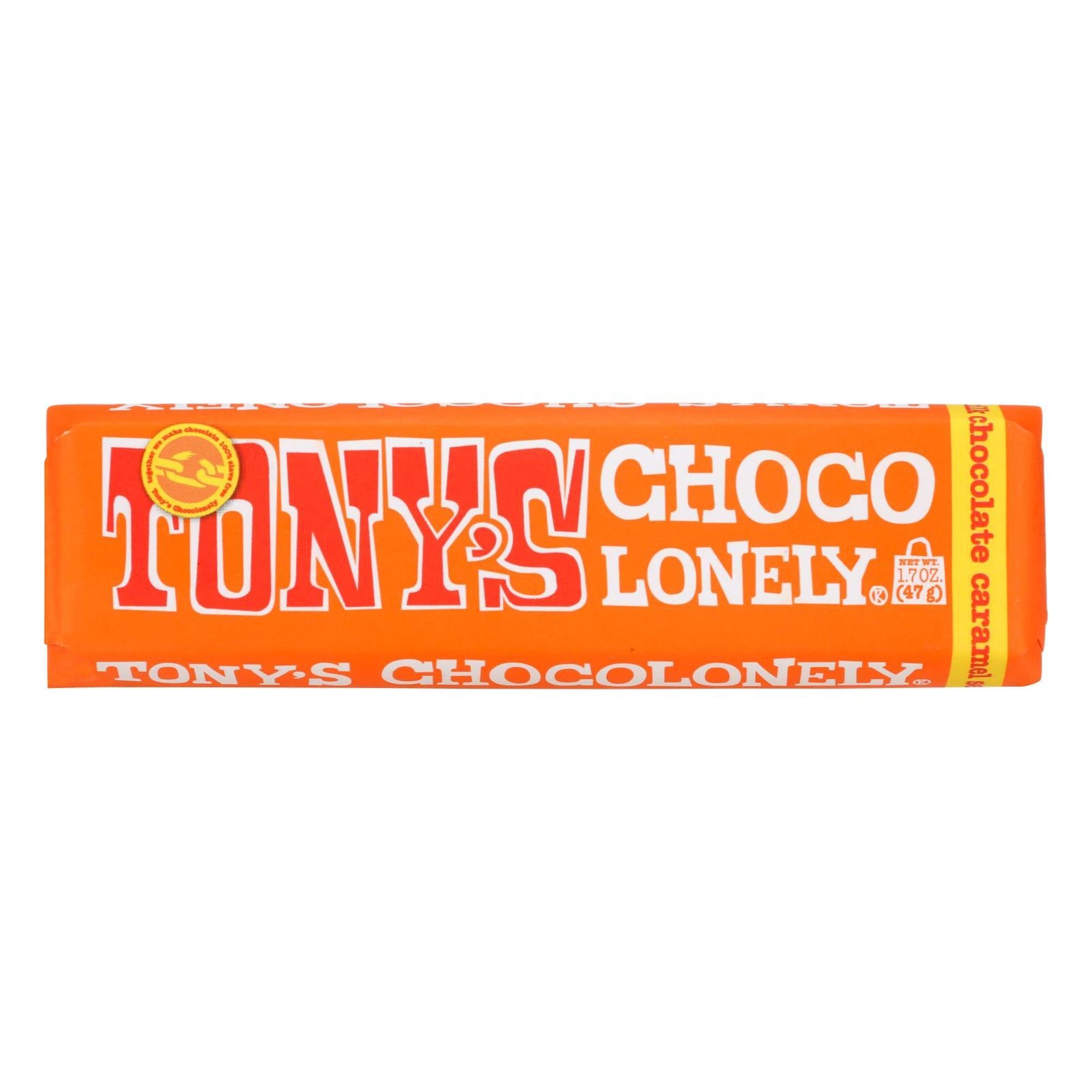 Tony's Chocolonely Milk Chocolate Caramel Sea Salt Mini, 47g
