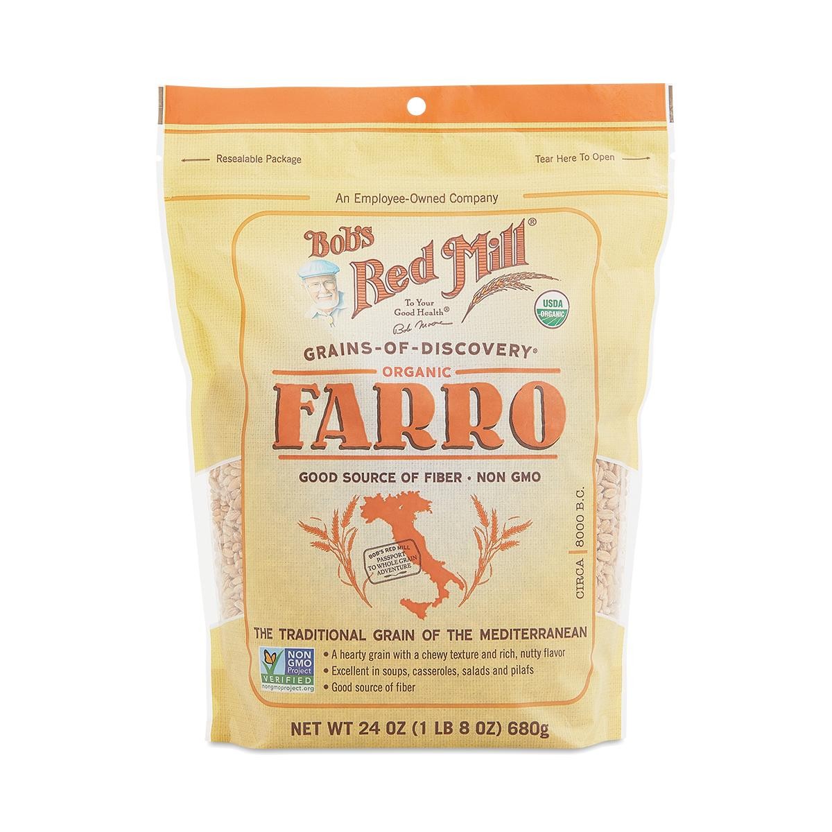 Bob's Red Mill Organic Farro 24 Oz Resealable Pouch
