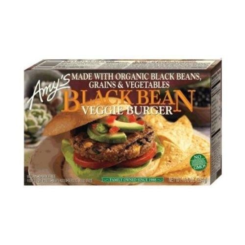 Organic Black Bean Veggie Burger Patties, Black Bean