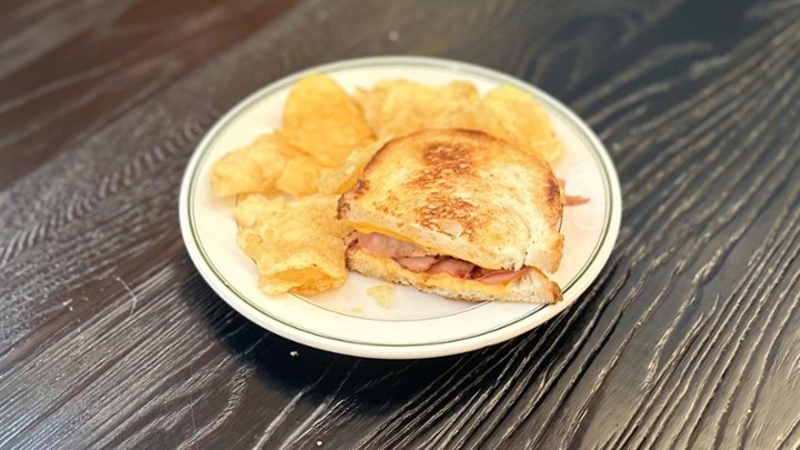 Kids Grilled Ham and Cheese