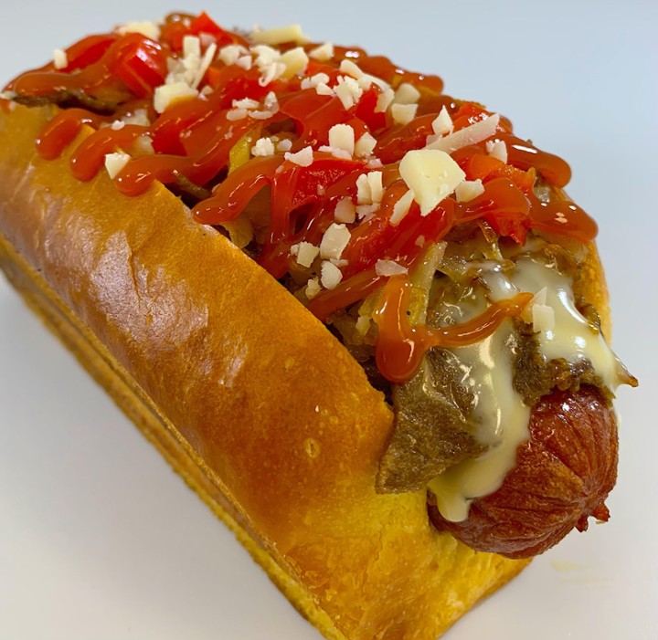 Philly Cheesesteak Dog