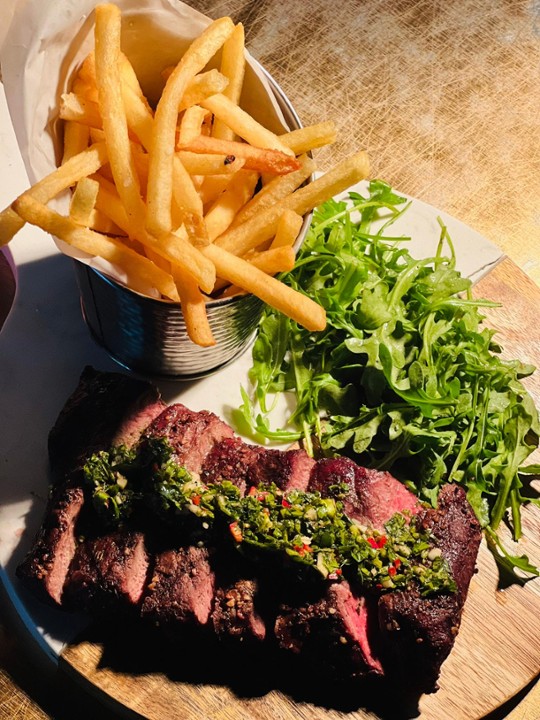 Flat Iron Steak & Fries