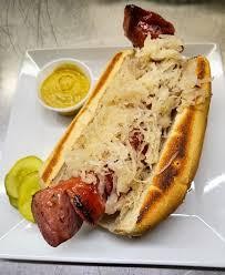 Grilled Kielbasa Sandwich with German Sauerkraut