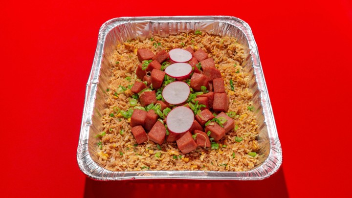 Party Tray Spam Fried Rice