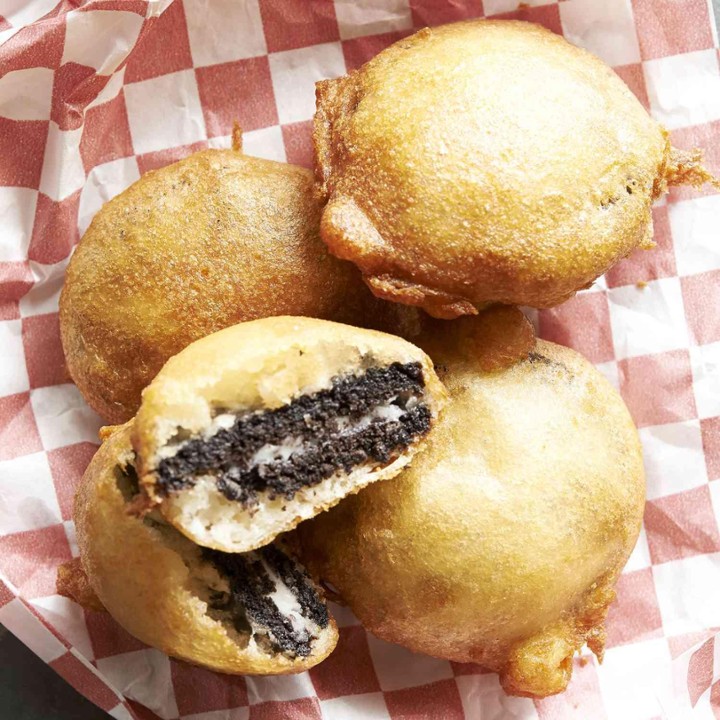 5 deep Fried Oreos