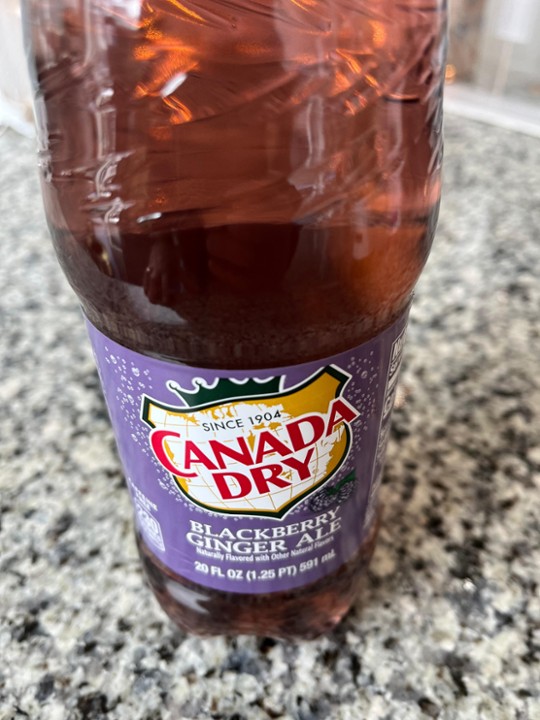 20 oz Canada Dry Blackberry Ginger Ale