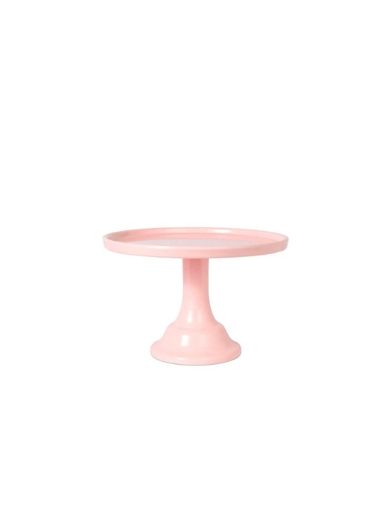 Melamine Cake Stand Small- Peony Pink 8.5 inch