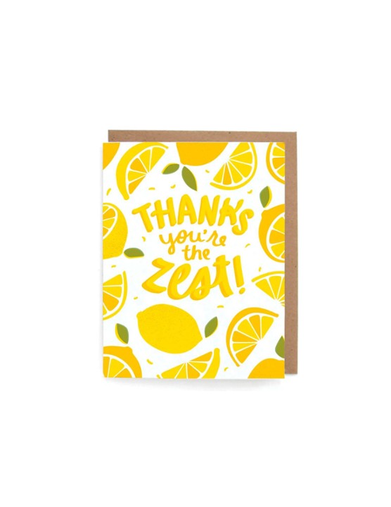 You're the Zest Thank You Card