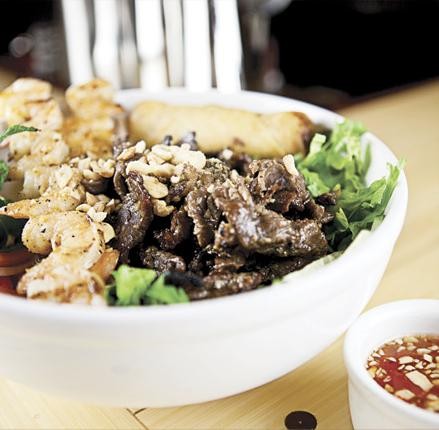 Bun Dac Biet | Beef and Shrimp Noodle Bowl