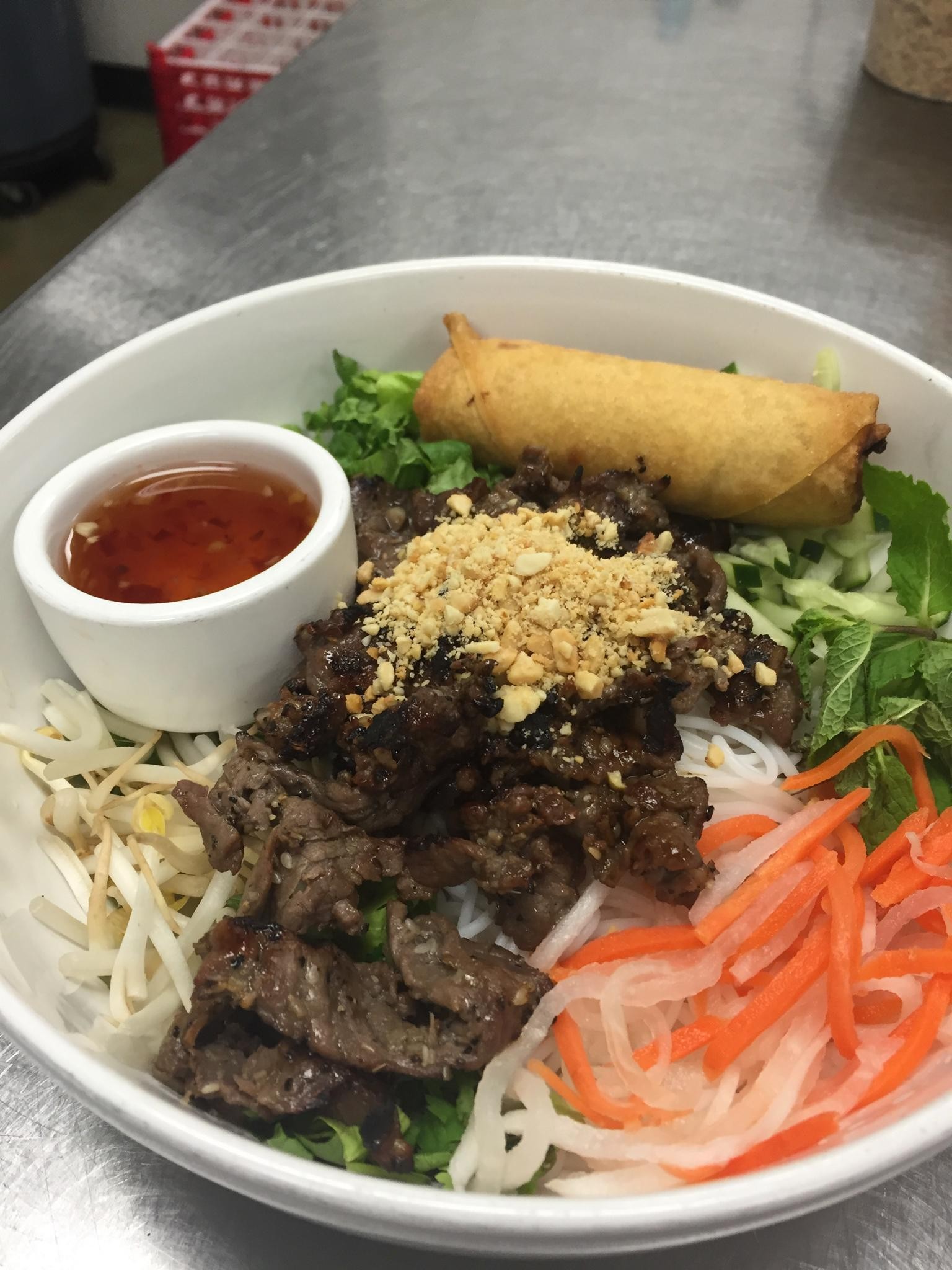 Bun Thit Nuong | Beef Noodle Bowl