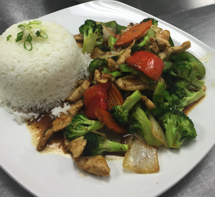 Com Xao | Stir fried Vegetables (Ginger-Garlic Sauce)