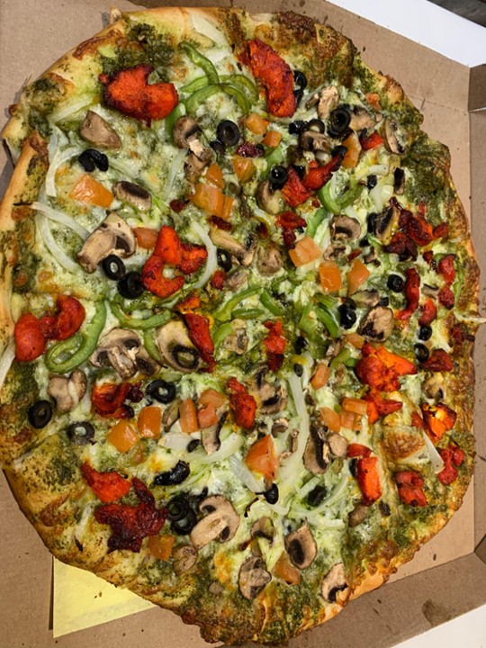 Pesto Chicken Pizza