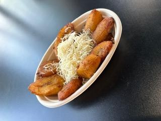Fried Sweet Plantains with Cheese