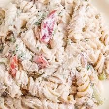 Small Crab Meat Pasta Salad