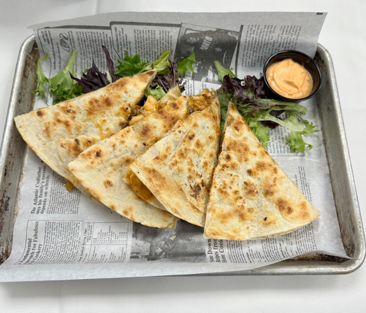 BANG BANG SHRIMP QUESADILLA