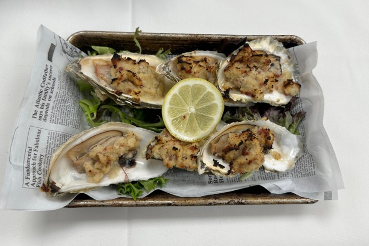 BAKED OYSTERS