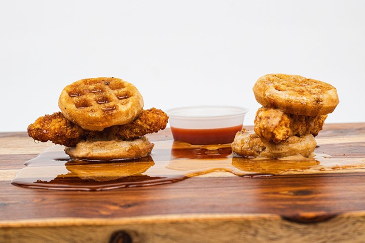 Baked Chicken and Waffles