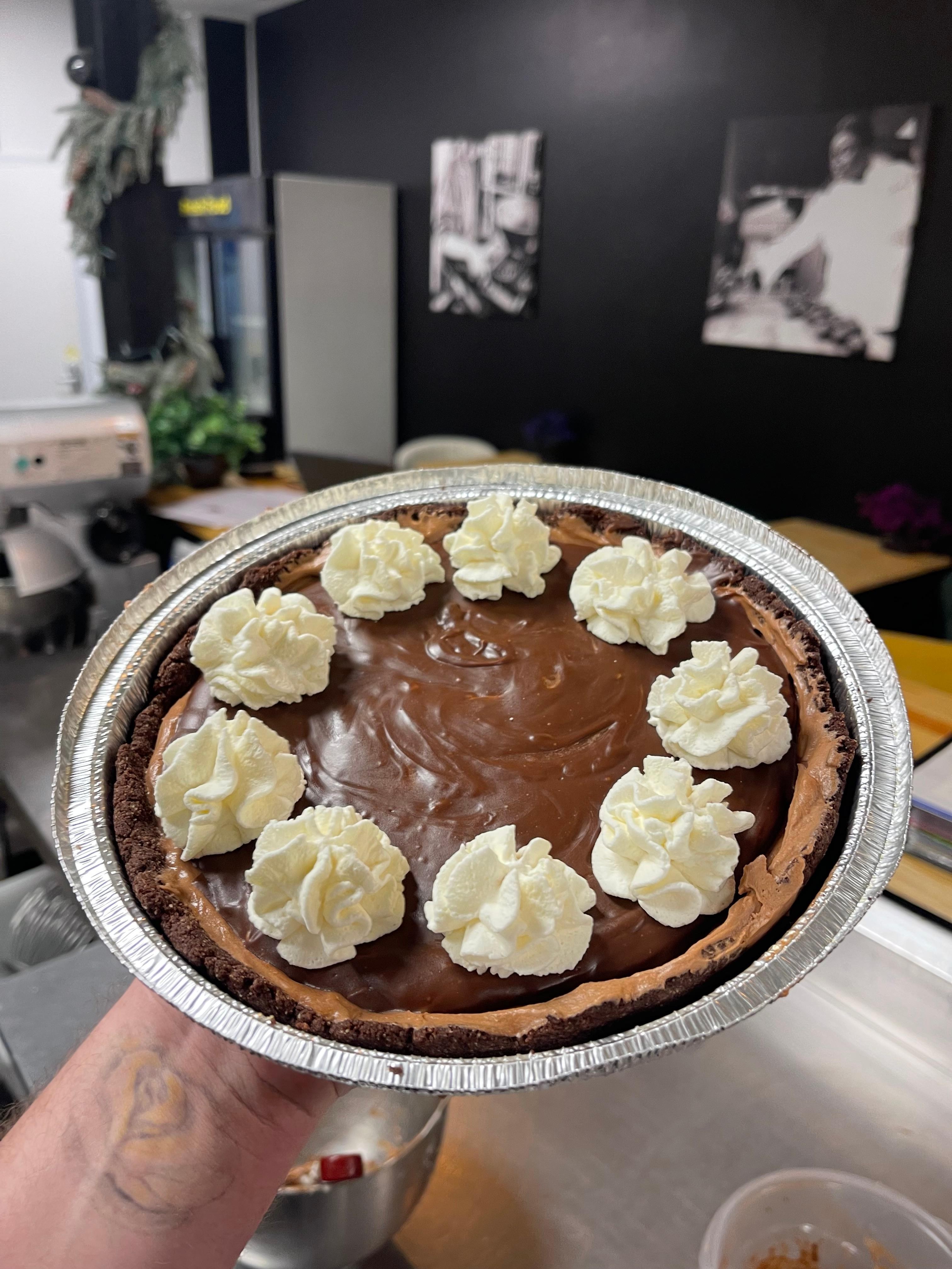 Chocolate Hazelnut “Nutella®️” Pie