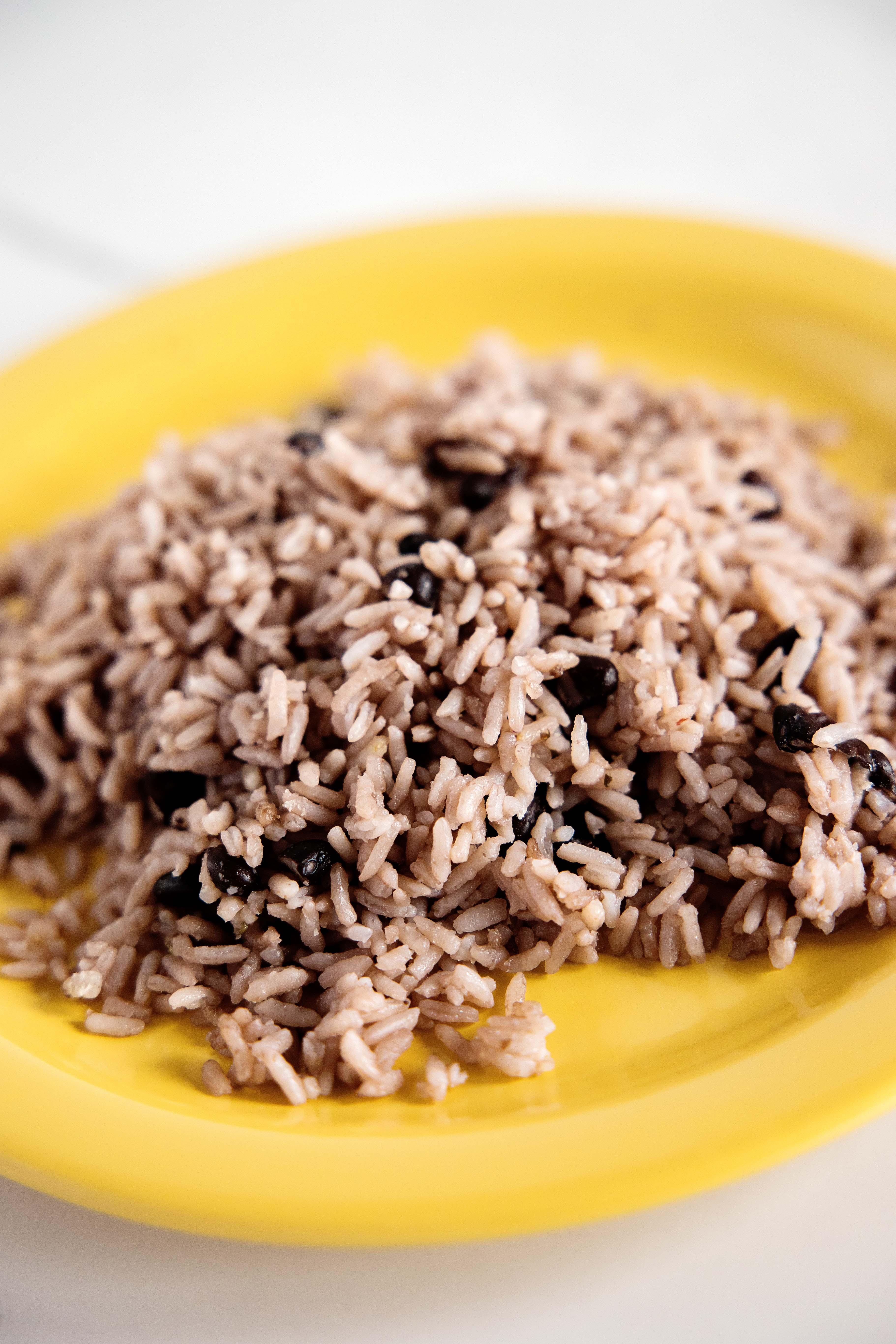 Congri/Moro (white rice and black beans mixed)