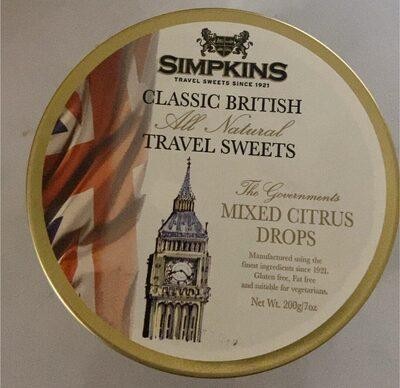 Simpkins Classic British Mixed Citrus Drops