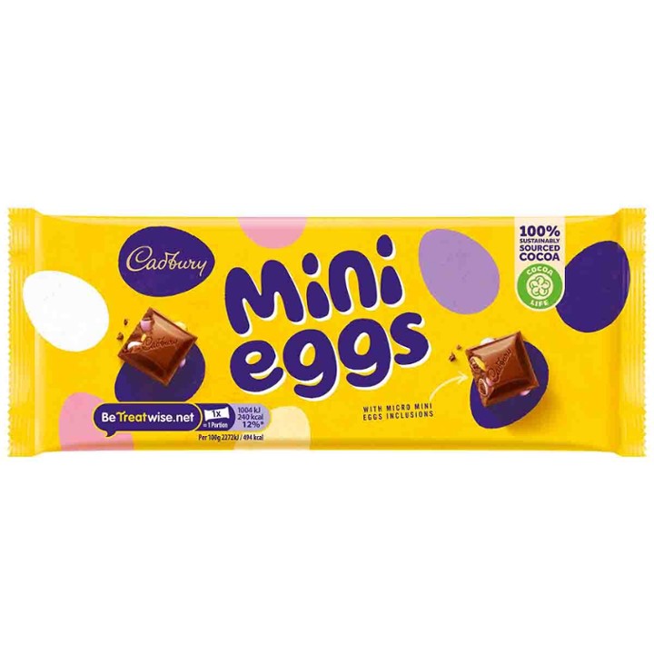 Cadbury Mini Eggs Bar 110g