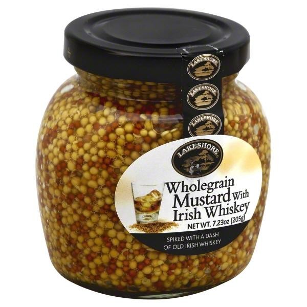 Lakeshore Wholegrain Mustard with Irish Whiskey 205g