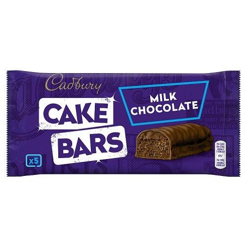 Cadbury Milk Chocolate Cake Bars 5 Pack