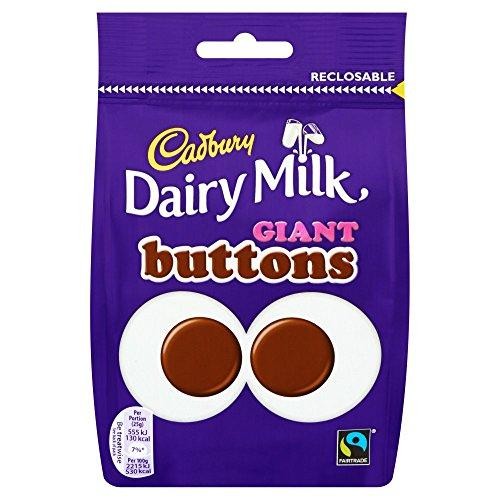 Cadbury Giant Buttons Milk Chocolate Pouch 119g