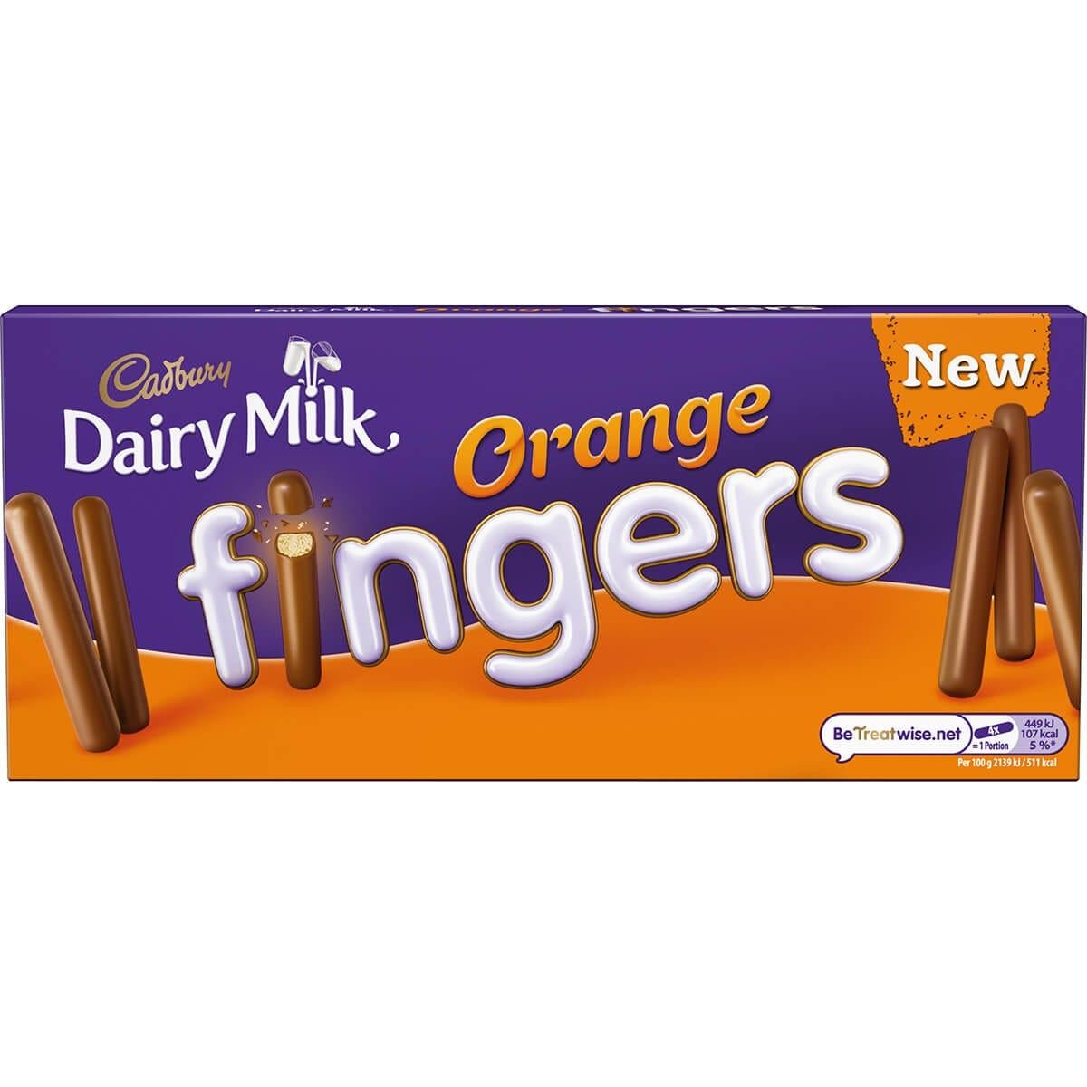 Cadbury Orange Fingers 114g