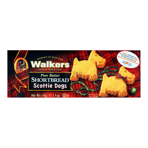 Walkers Butter Shortbread Scottie Dogs 110g