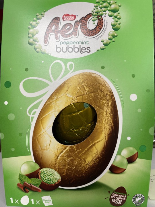 Nestle Aero Peppermint Bubbles Giant Egg 230g