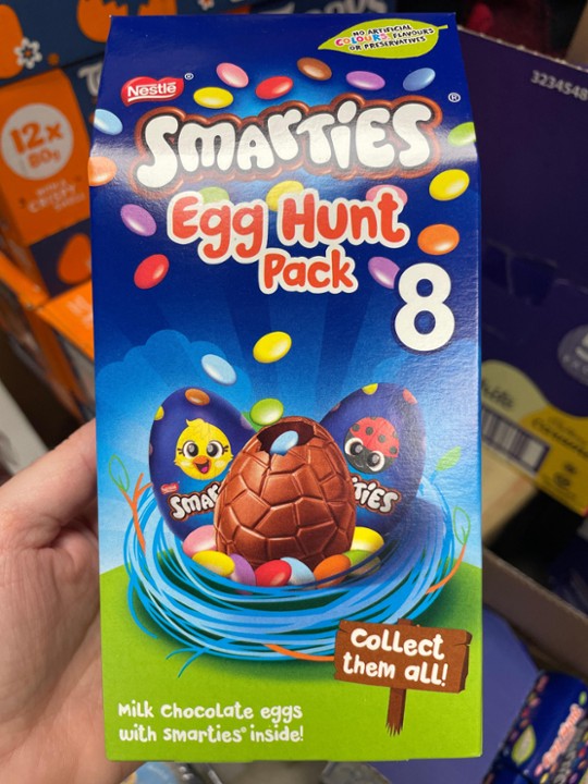 Smarties Egg Hunt 8-Pack 140g