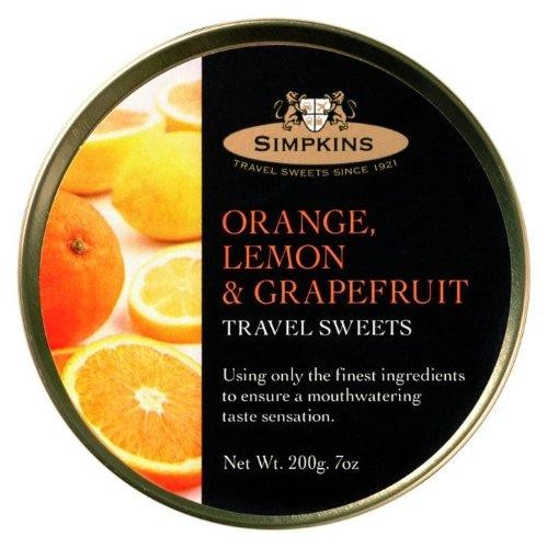 Simpkins Orange, Lemon & Grapefruit Drops 200g