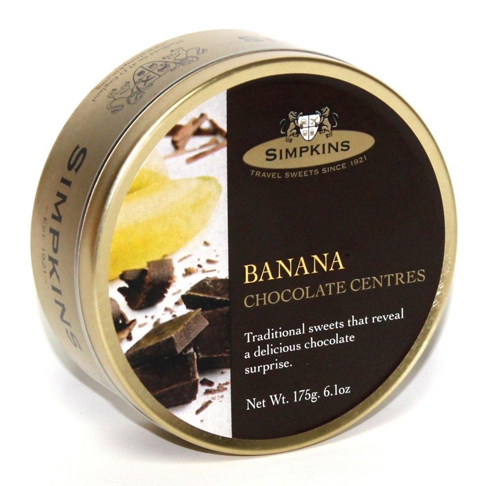Simpkins Banana Chocolate Centered Drops 175g