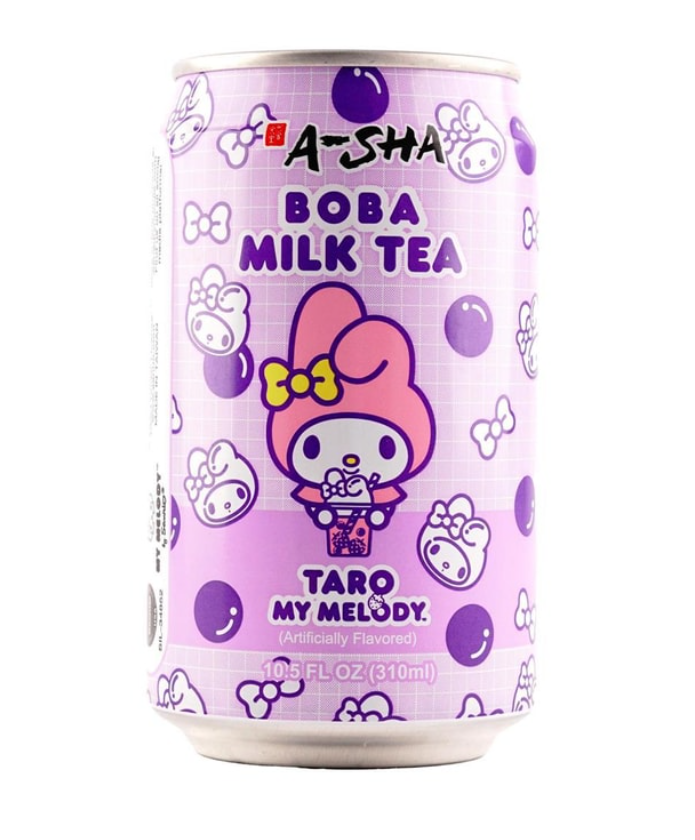 A-SHA My Melody Boba Can Taro,10.5 fl oz