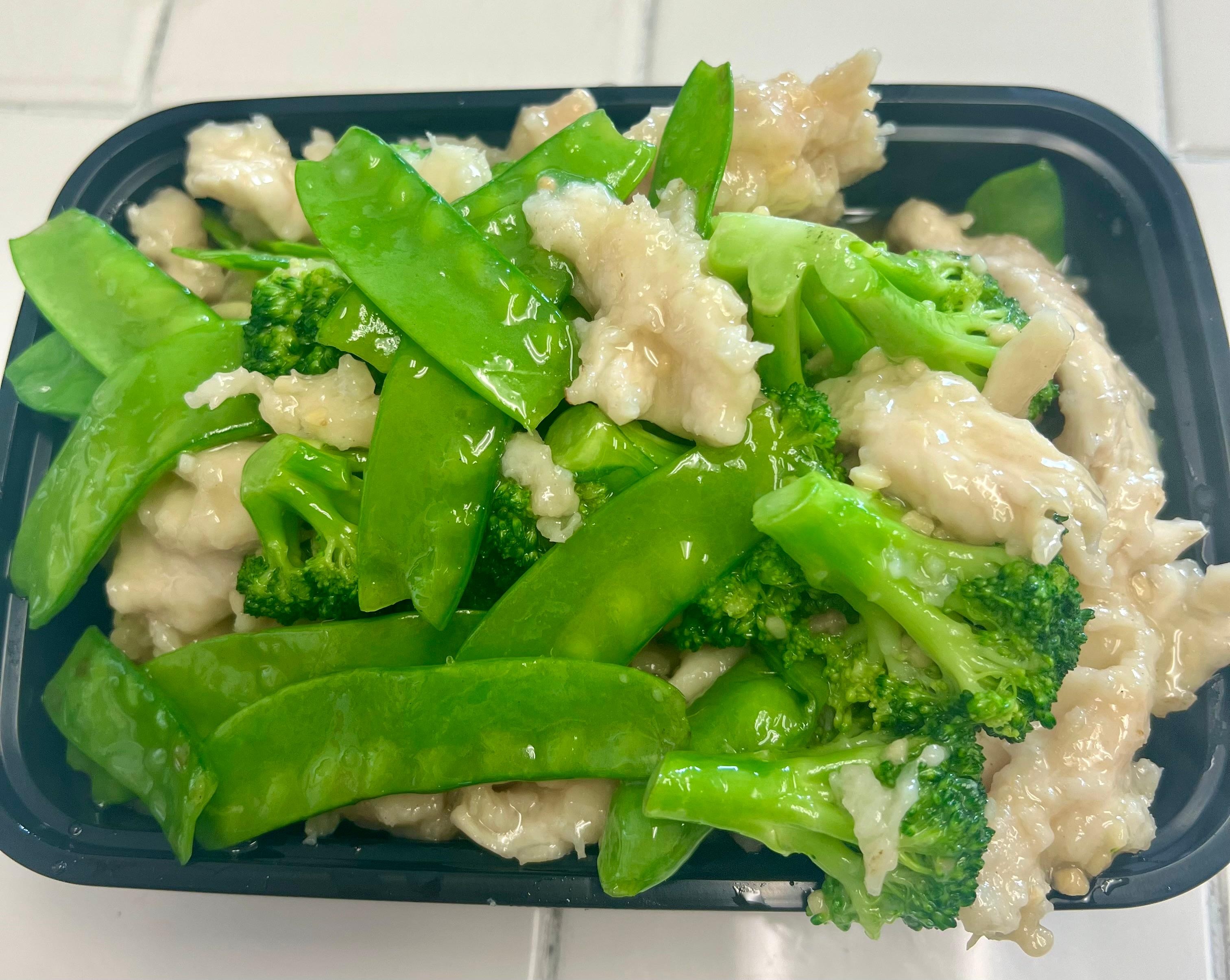 Chicken with Broccoli & Snow Peas