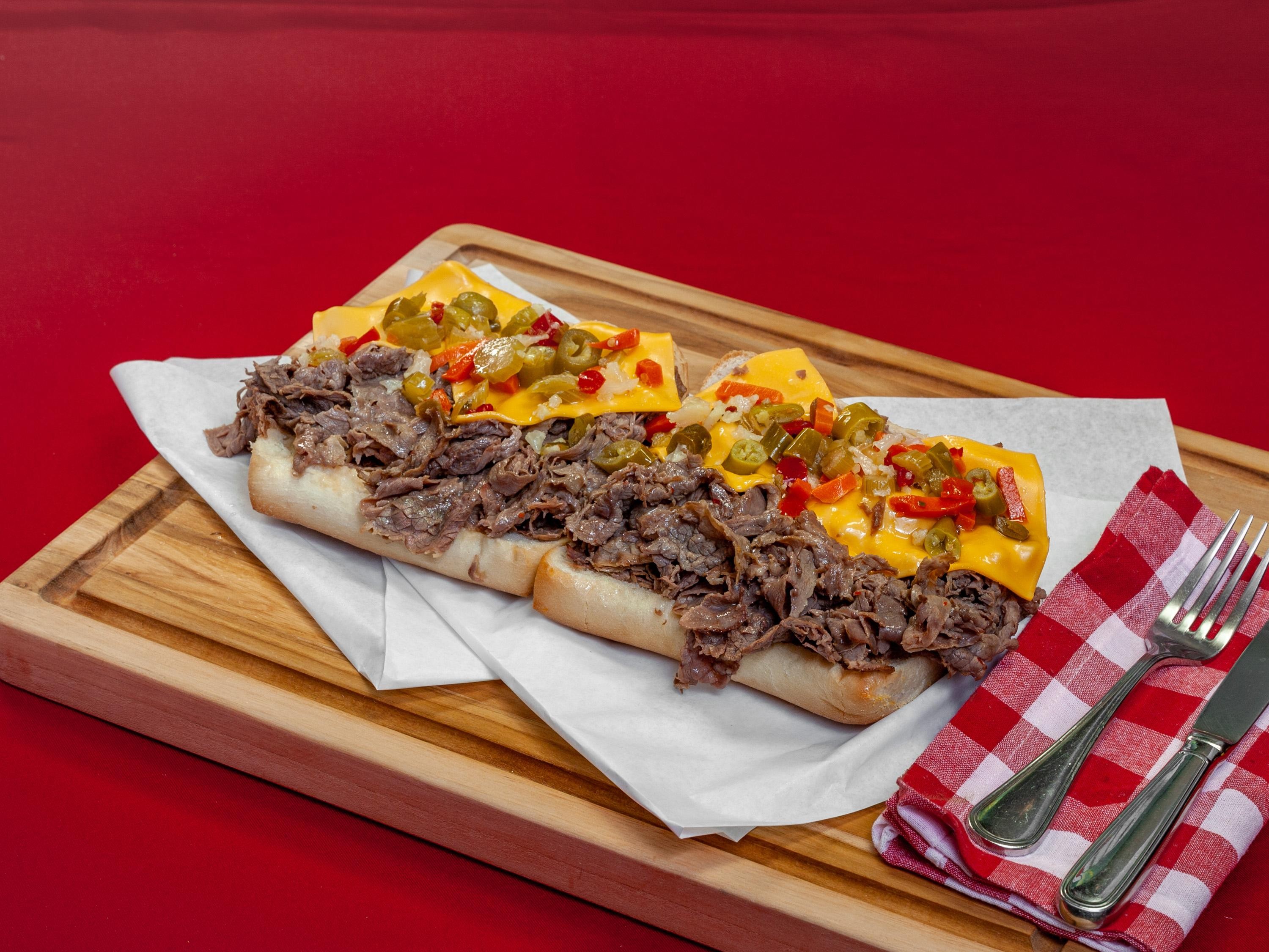12" Italian Beef With Fries