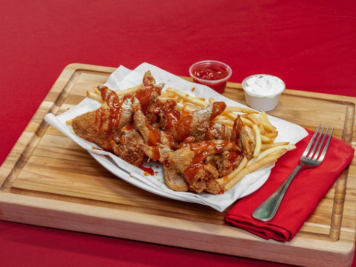 3 pcs Wings With Fries