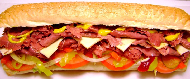 6"  Corned Beef Sub With Fries