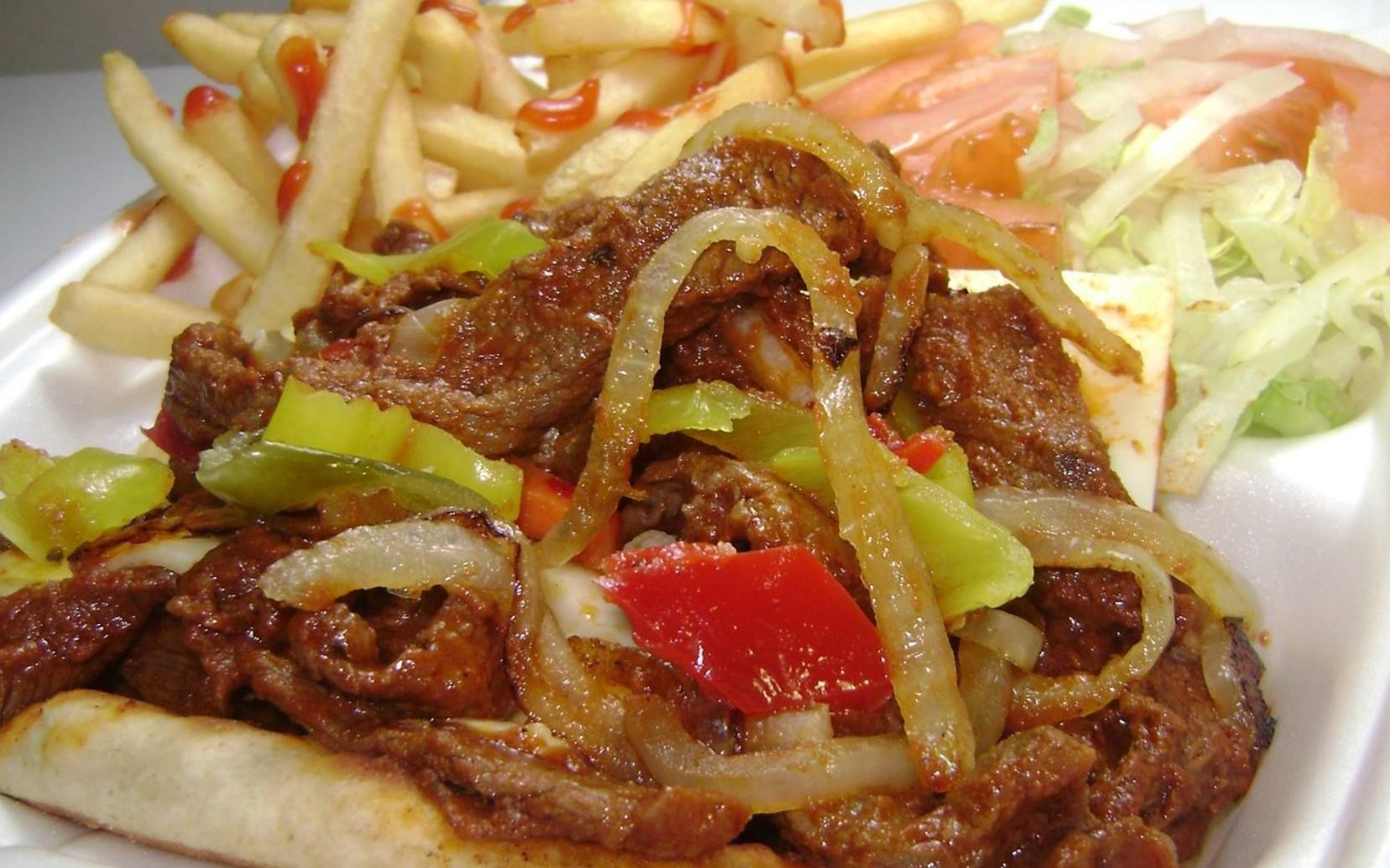 SPICY GYRO WITH FRIES