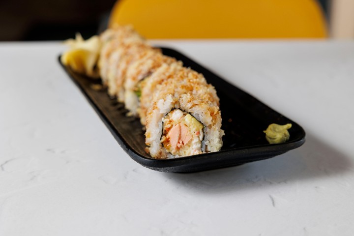 Salmon Tempura Crunch Roll