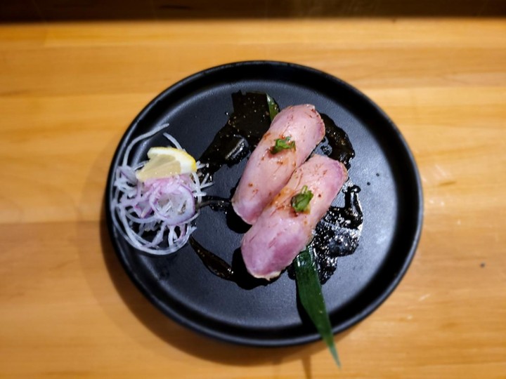 Seared Bluefin Tuna Sushi.