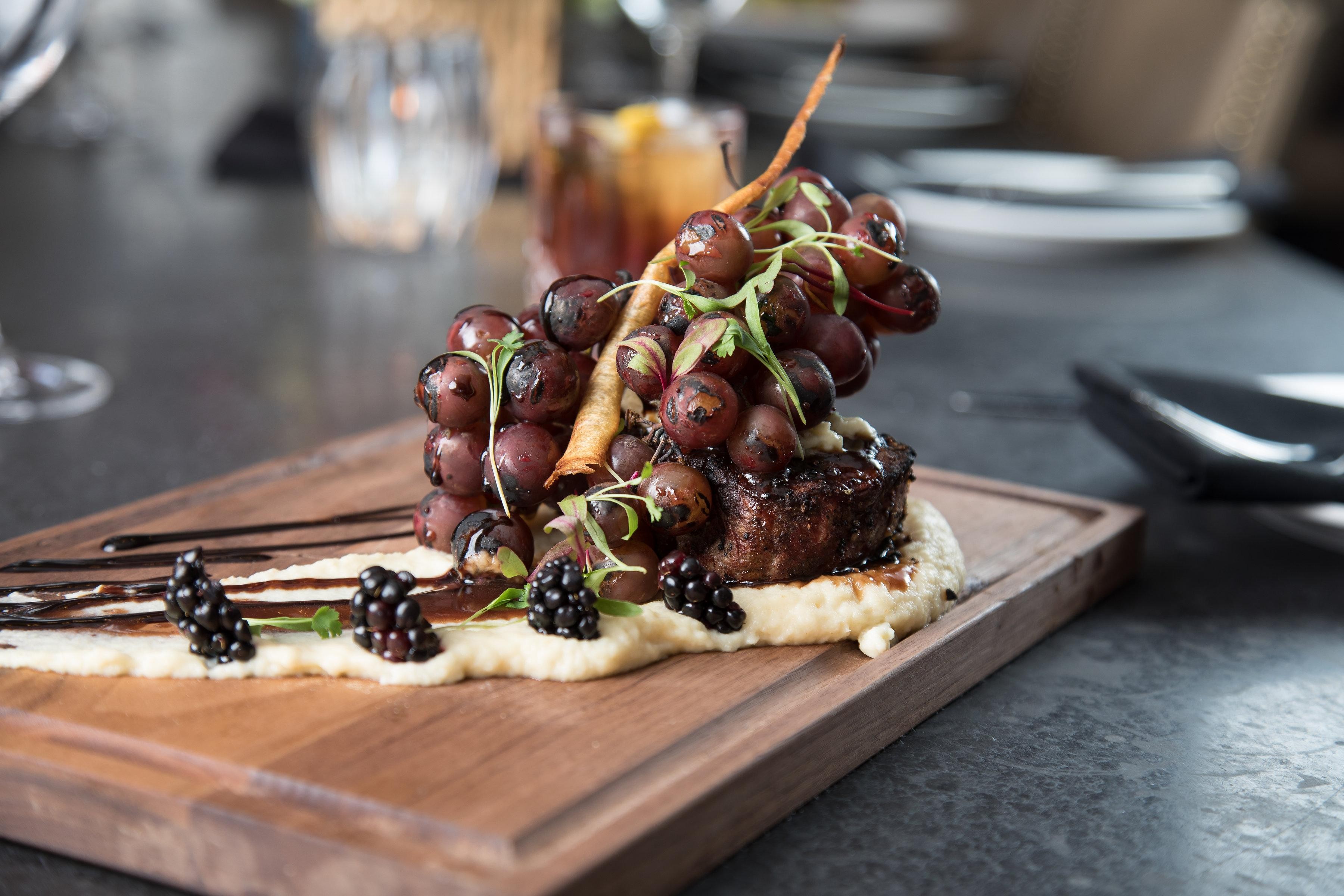 Blackberry Glazed Filet Mignon