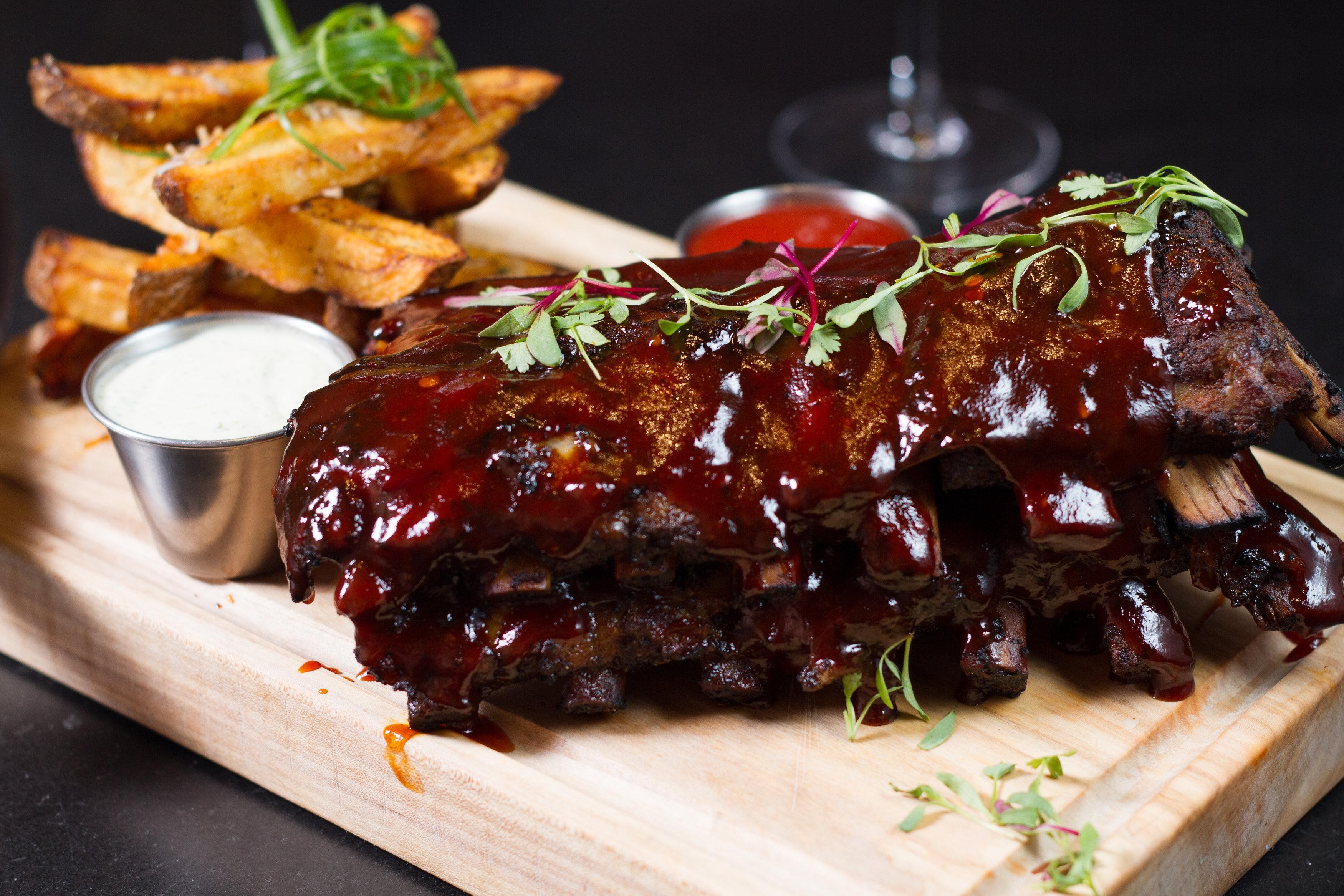 Half Rack Sweet and Sticky Chipotle Baby Back Ribs