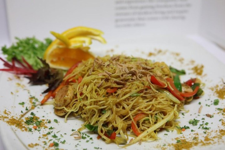 Singapore Curry Angel Hair