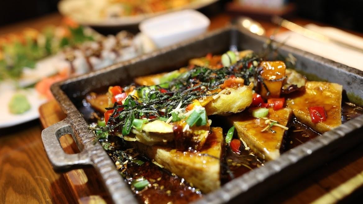 Braised Tofu with Kabocha Pumpkin and Eggplant