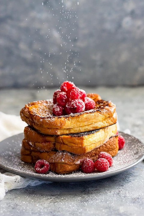 Raspberry Stuffed French Toast