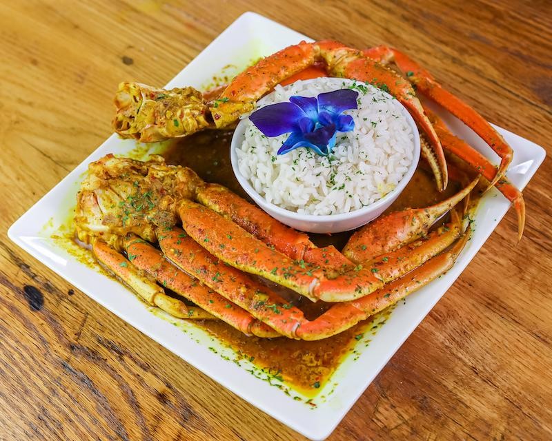 Hot & Spicy Curry Crab with White Rice